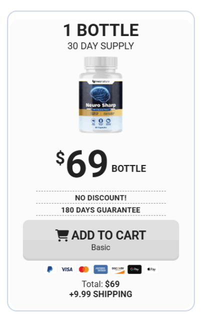 Neurosharp 1 bottle